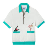 'Flamingo Tartare' Cabana (White)