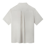 Back view of shirt with box pleat