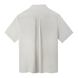 Back view of shirt with box pleat