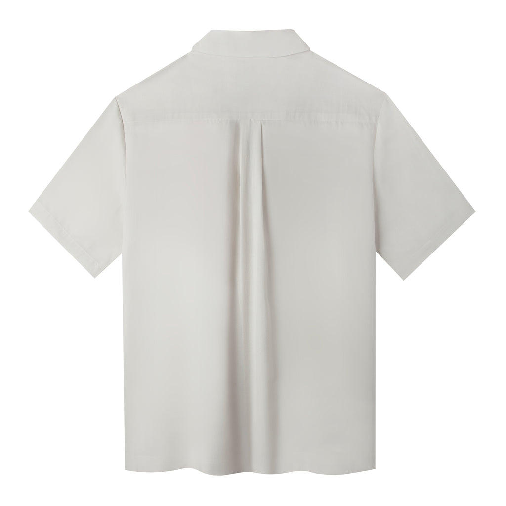 'Fruits de Mer' Shirt (Cloud Gray) (Tencel Fabric) – Tombolo Company