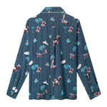 Back view of shirt with box drop panel