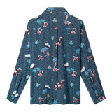 Back view of shirt with box drop panel