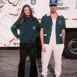 Man and woman stand side by side