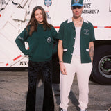 Man and woman stand side by side