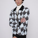 Male model posing in cabana and traveler pants