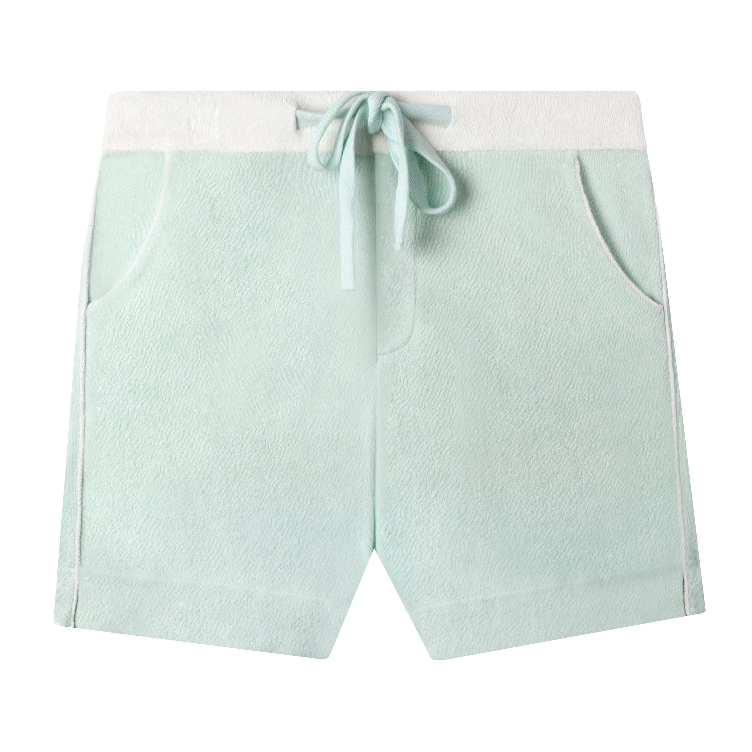 'Le Sirenuse' Cabana Shorts (Mint)