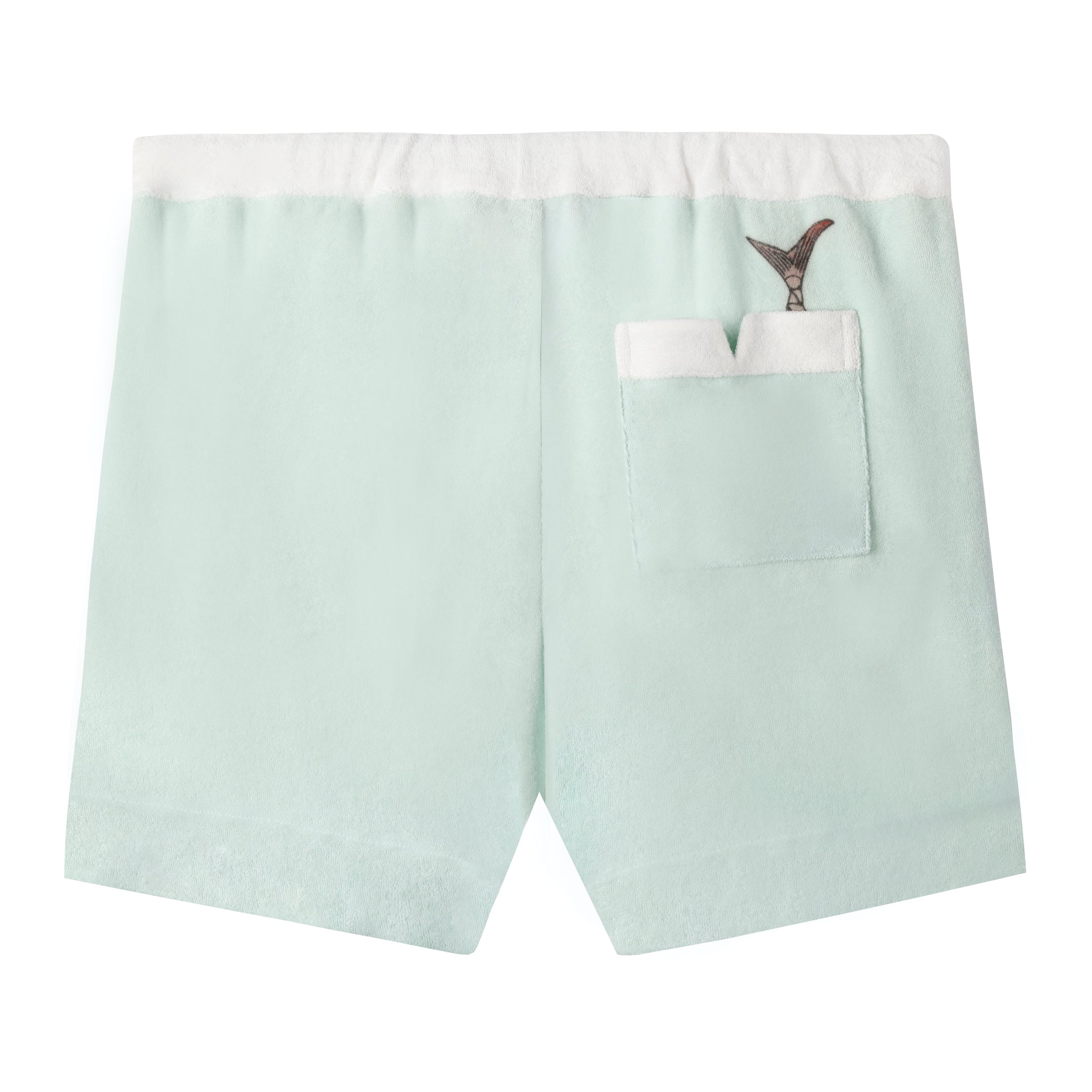 'Le Sirenuse' Cabana Shorts (Mint)