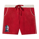 'Le Sirenuse' Pop-On Shorts (Pompeian Red)