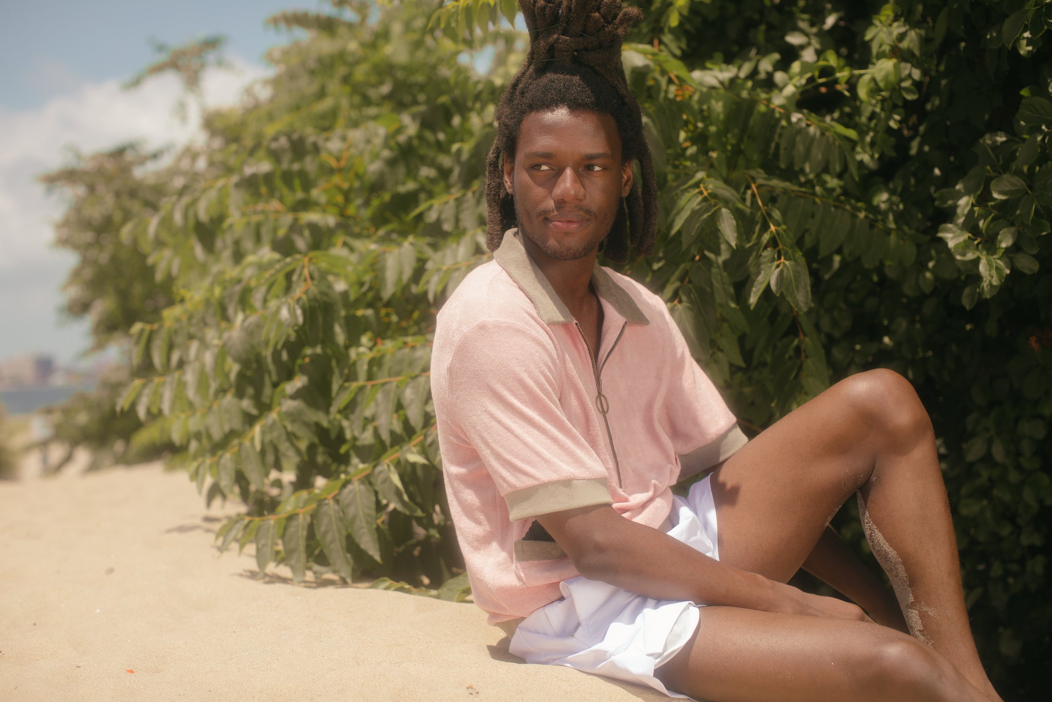 Flamingo Tartare' Terry Cloth Cabana Shirt – Tombolo Company