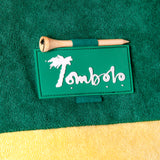 Another close up of the Tombolo patch and custom tee holder loop