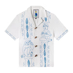 Tombolo Marie de Buttet white terry cloth shirt