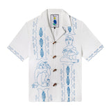 Tombolo Marie de Buttet white terry cloth shirt