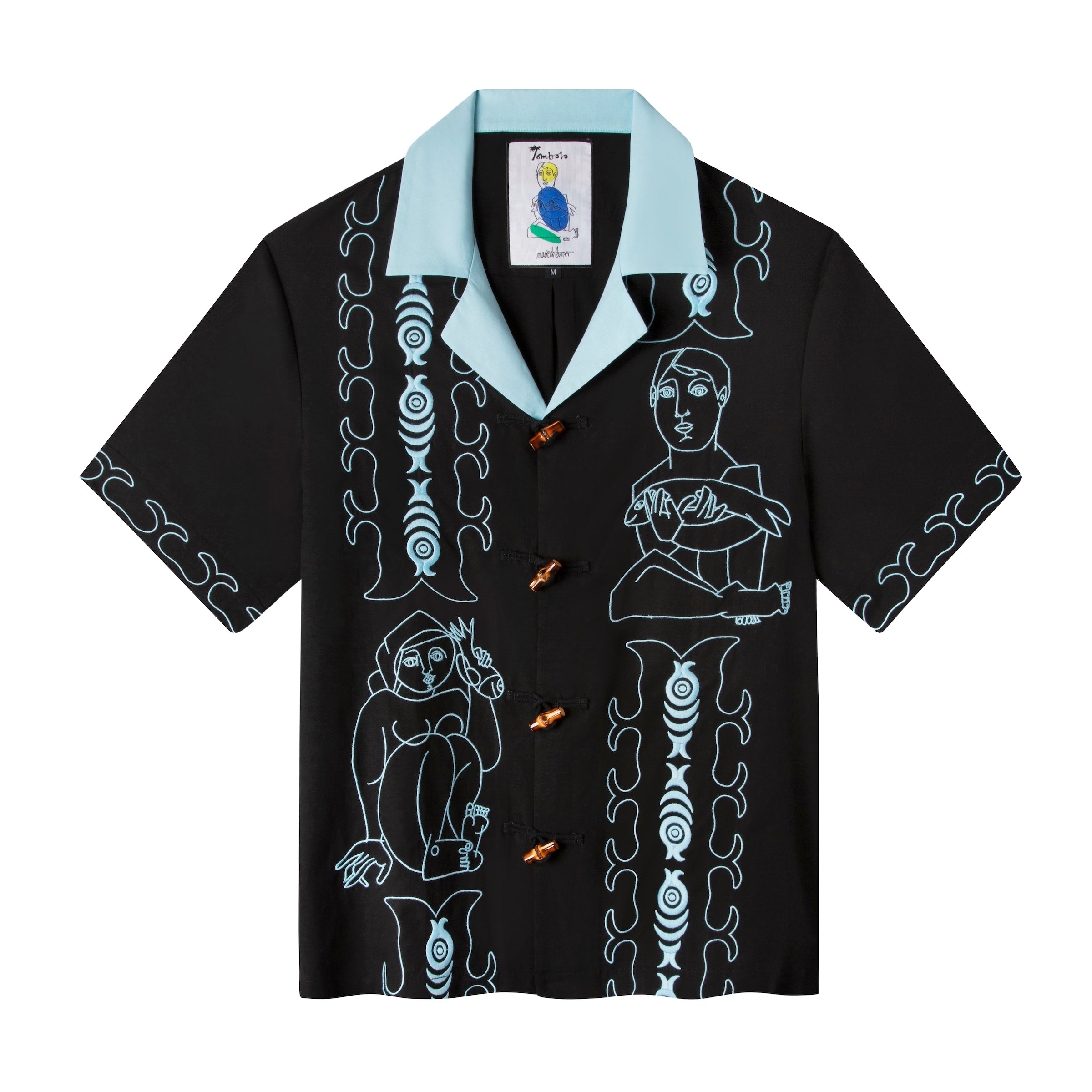 Product photo of jet black shirt