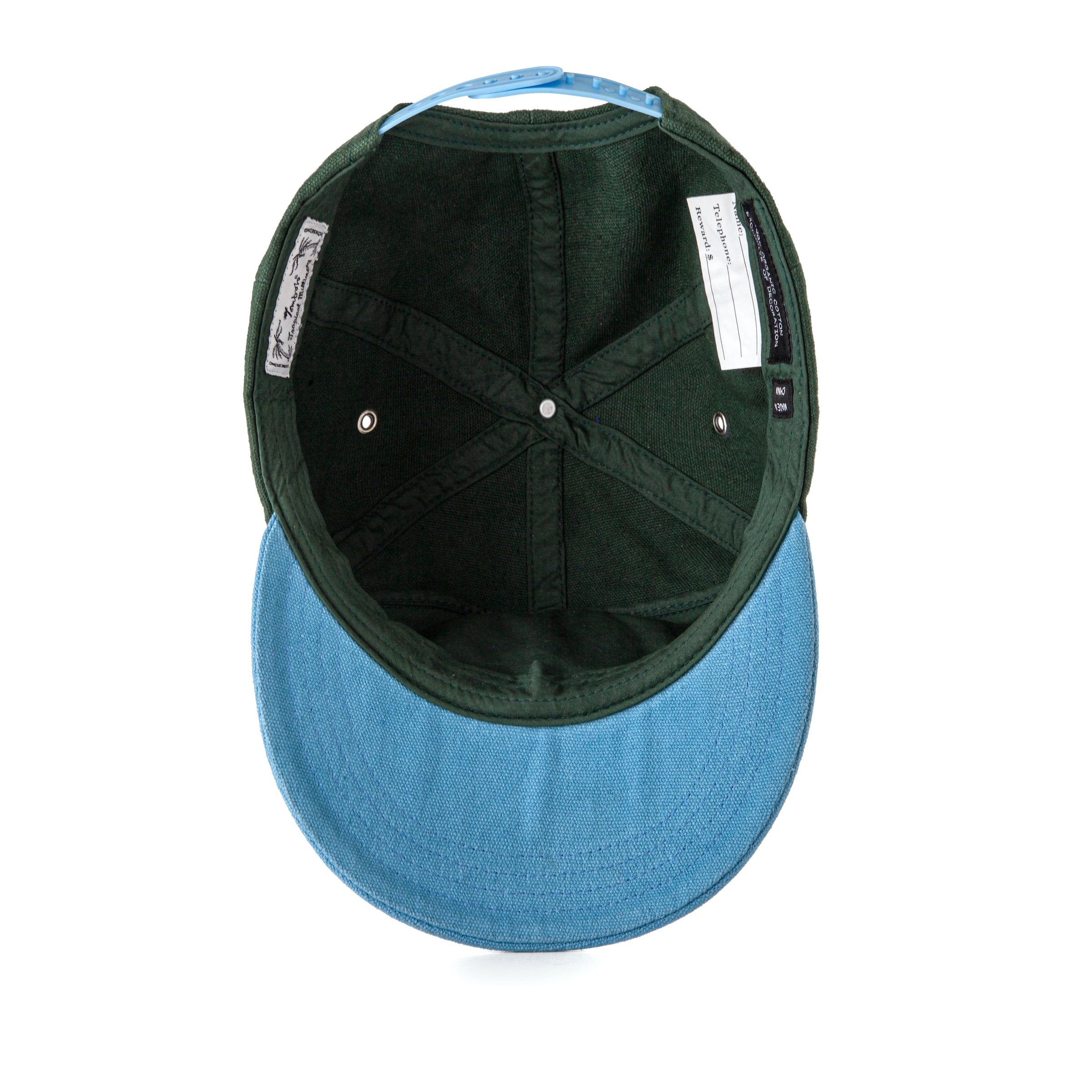 Inner view of cap