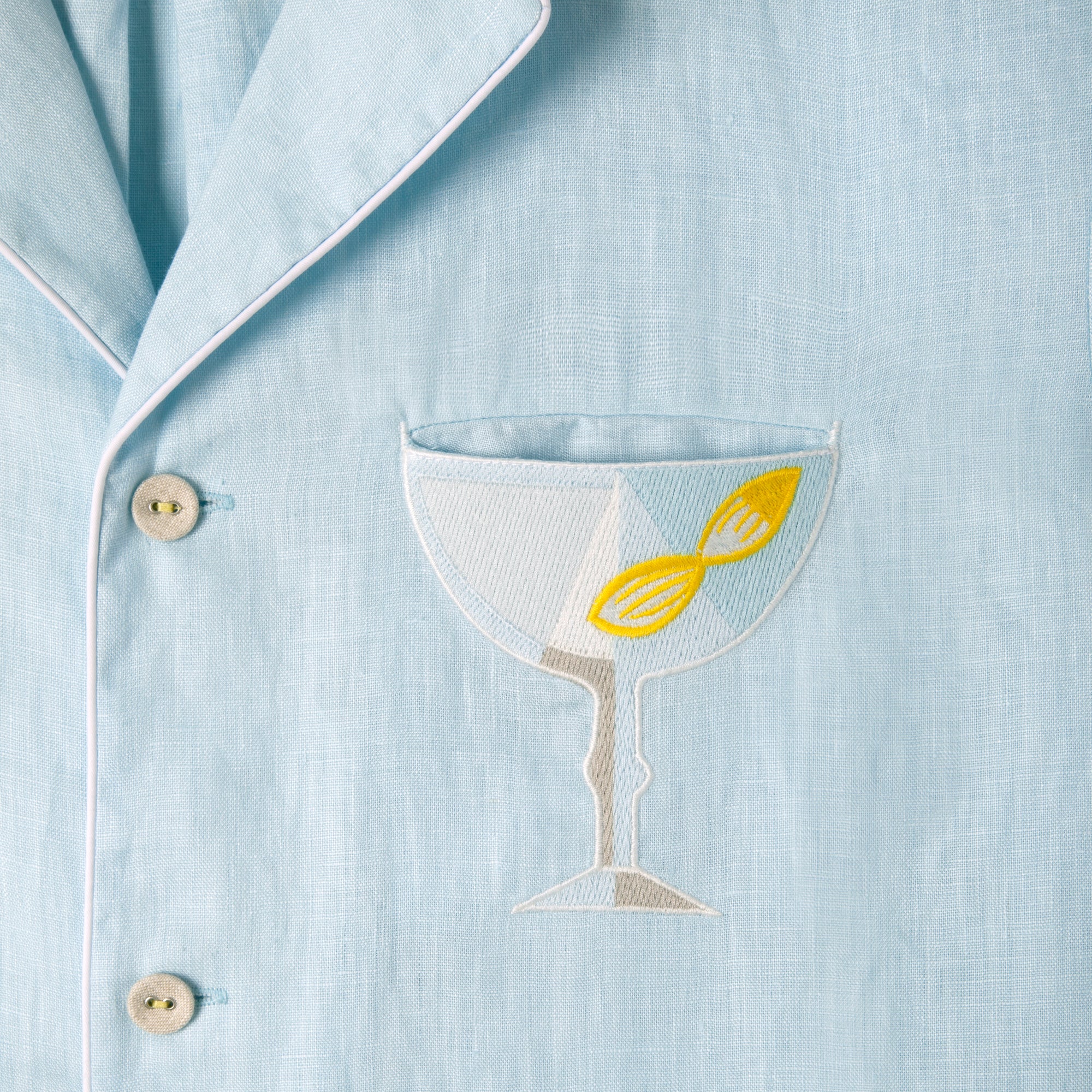 Alexis Zambrano x Tombolo' Martini Cabana Shirt (Linen) – Tombolo
