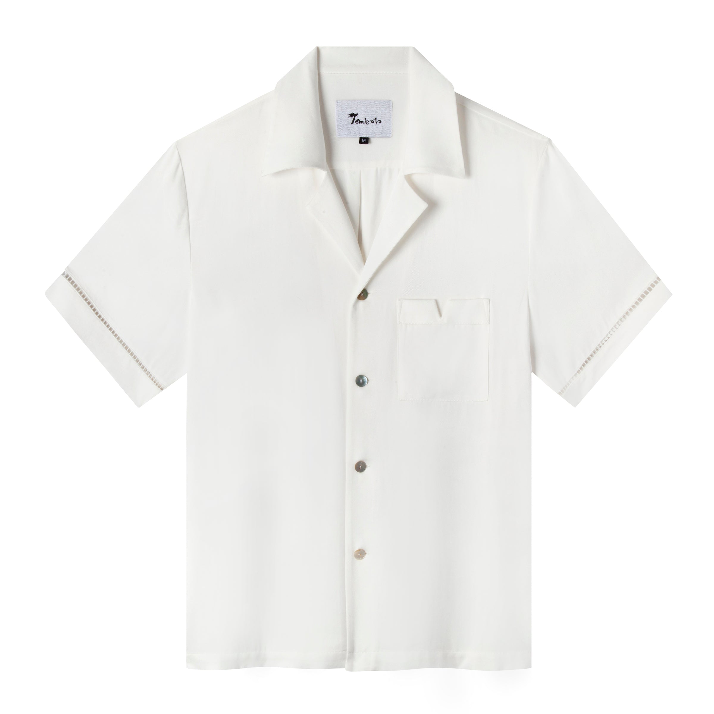 White Corozo Shirt Buttons, YWBUTTON