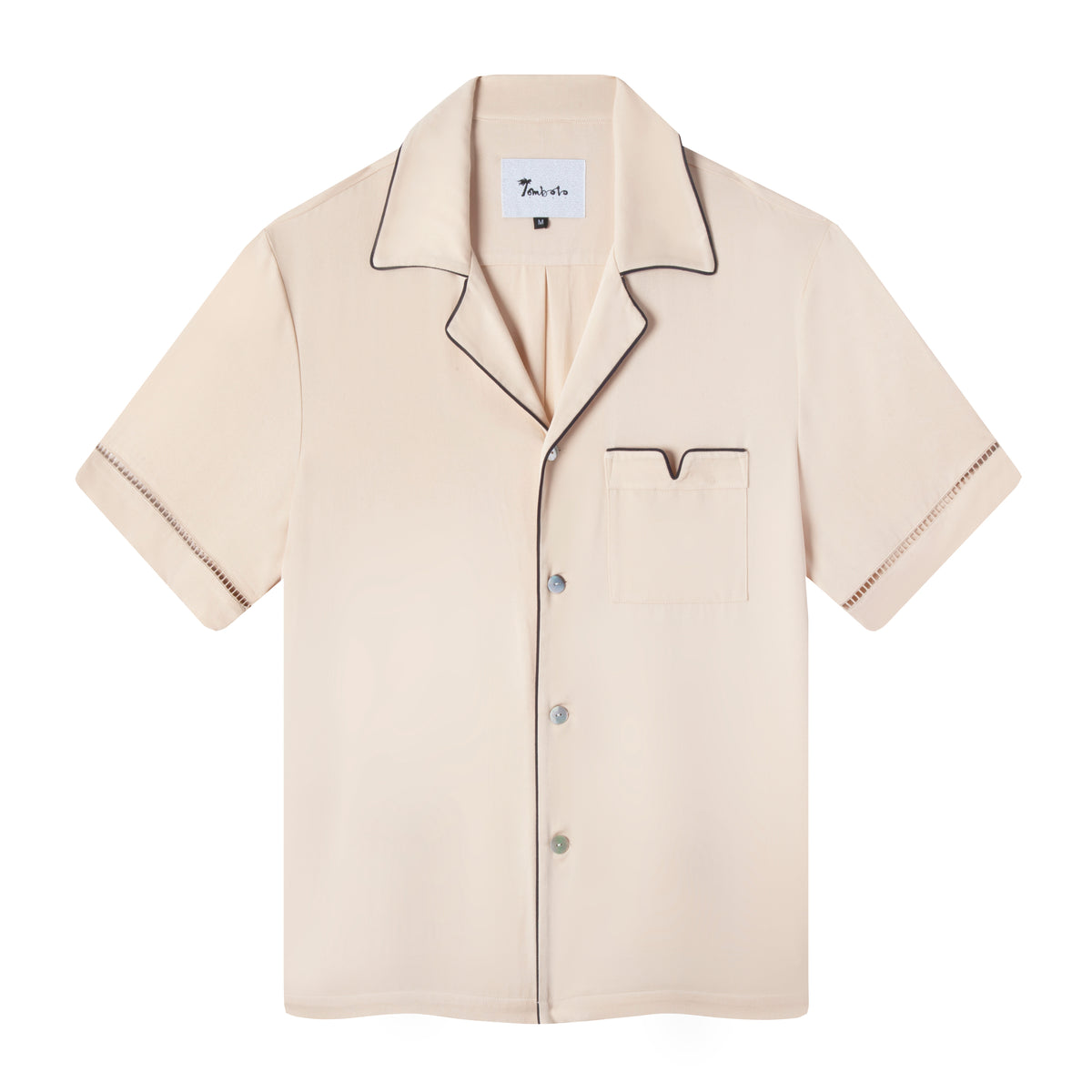 Cabrisa Camp-Collar Shirt (Parchment) – Tombolo Company