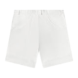 back view of white shorts