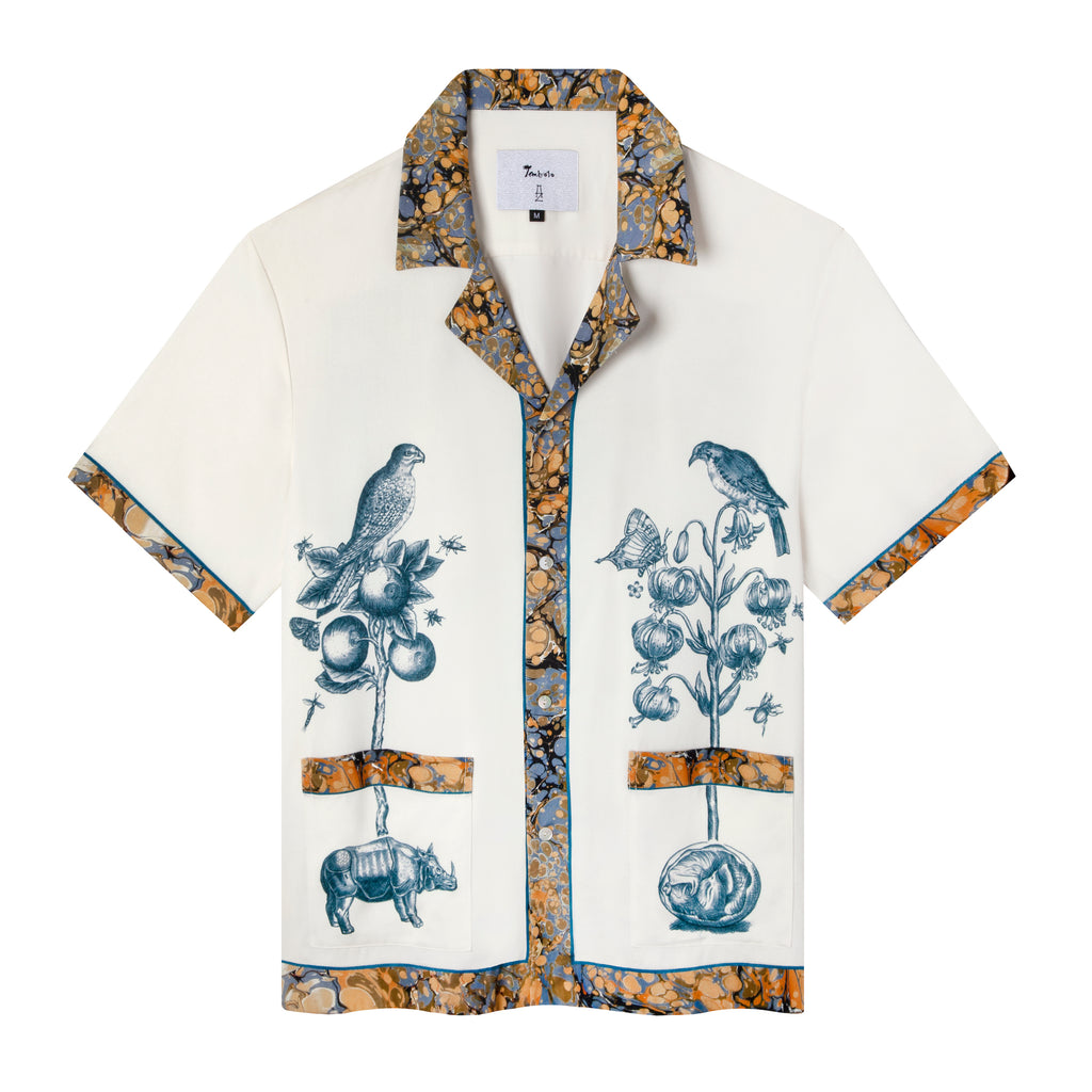 Product photo of Alexis Zambrano designed Tombolo shirt on white backdrop