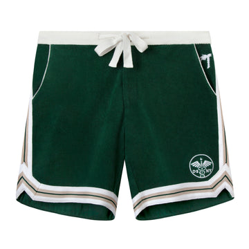 Tombolo DSNY terry cloth shorts in green 