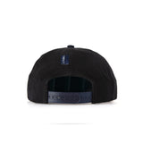 'Claws N' Roses' 7-Panel Souvenir Cap (Black / Navy)