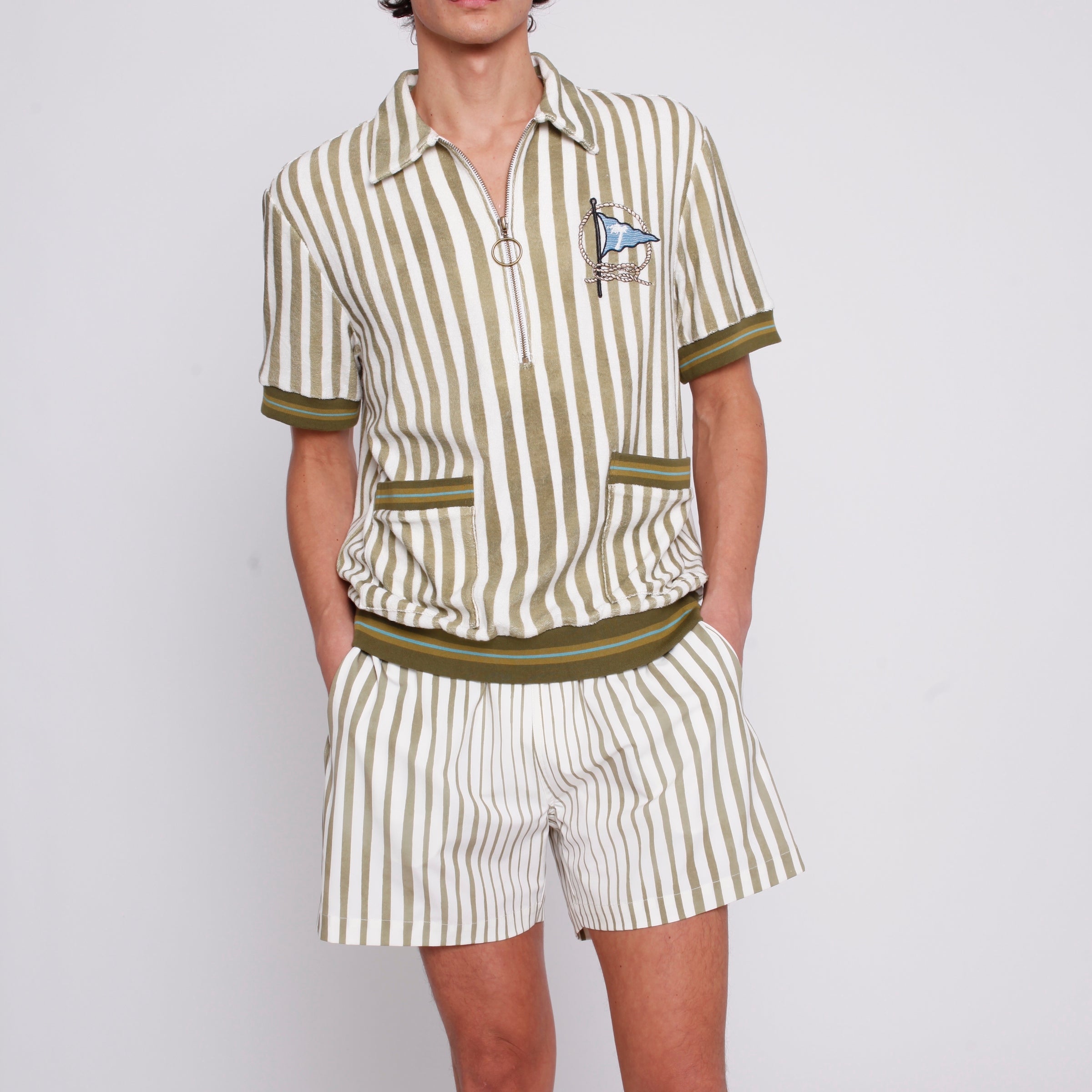 ‘Striper’ Cabana (Green)