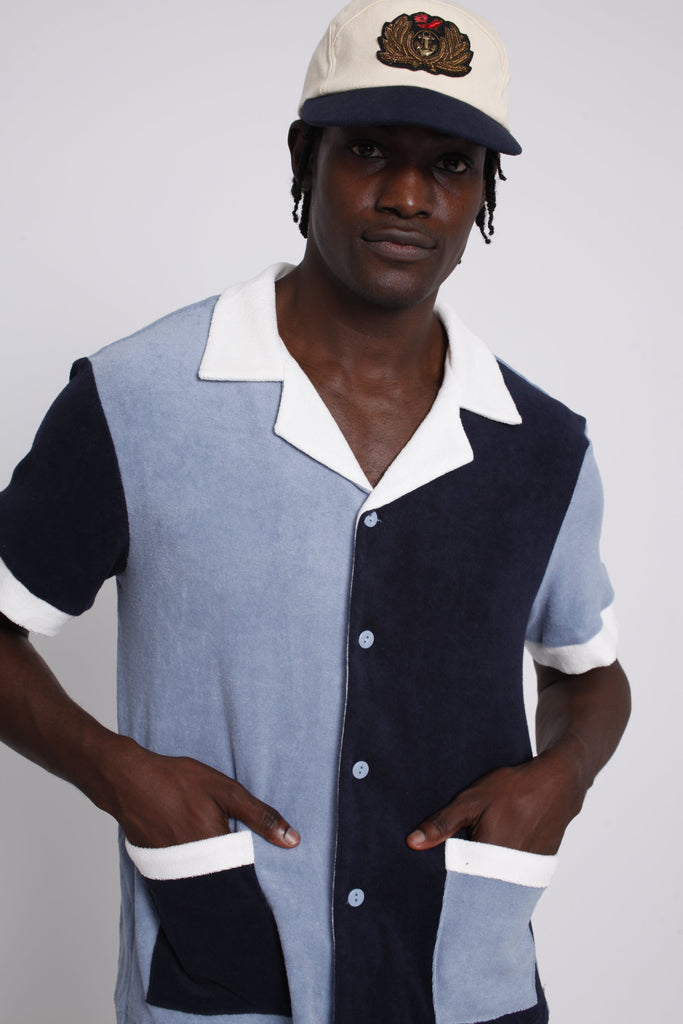 Man wearing the blues cabana