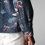 close up of sleeve button fastenings