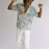 Male model dancing in the shirt