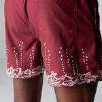 back view of the shorts on the male model