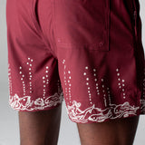 back view of the shorts on the male model
