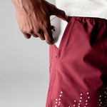 Close up of the zippered phone pocket 