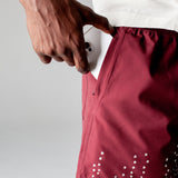 Close up of the zippered phone pocket 