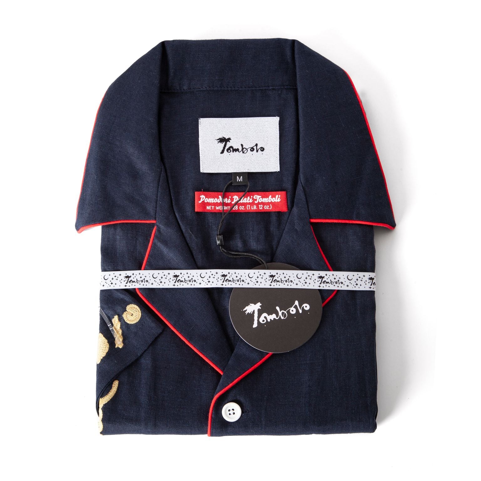 Cabana shirt folded with the tag on 