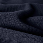 Close up of knitting pattern on sweater