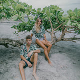 Tombolo is pioneering unisex fashion with tropical shirts in one sizing gradient for women and men. Hawaiian. Luxury. Soft. 