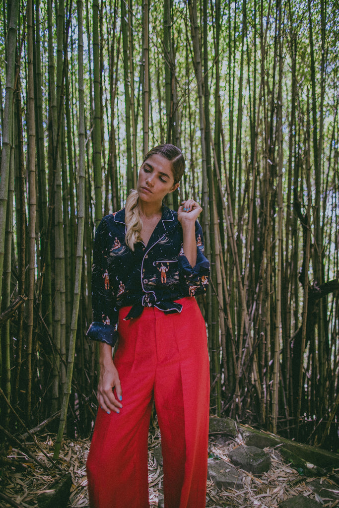 Tropical style has reached a new level. Retro fashion. Tropical Couture. Hawaiian styling. Check out Tombolo.