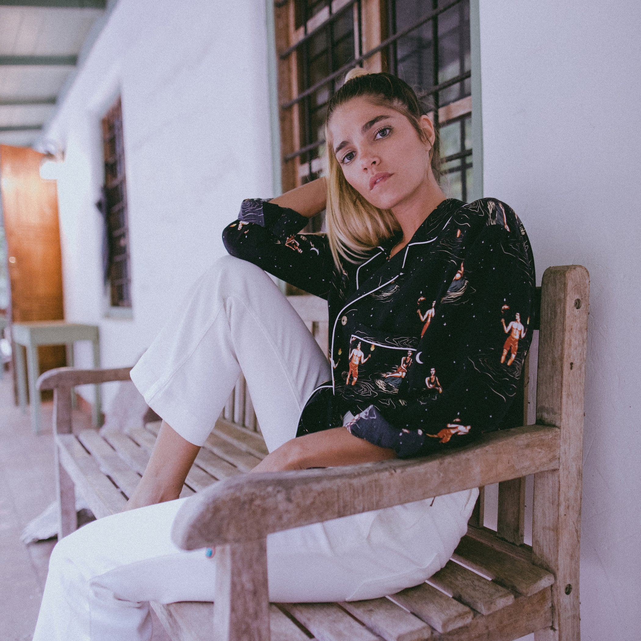 The ultimate blend of luxury pajamas and high fashion tropical shirts. Perfect for comfort. Perfect for a night out. Check out Tombolo's midnight snack print.