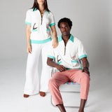 'Flamingo Tartare' Cabana (White)
