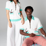 'Flamingo Tartare' Cabana (White)