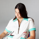 'Flamingo Tartare' Cabana (White)