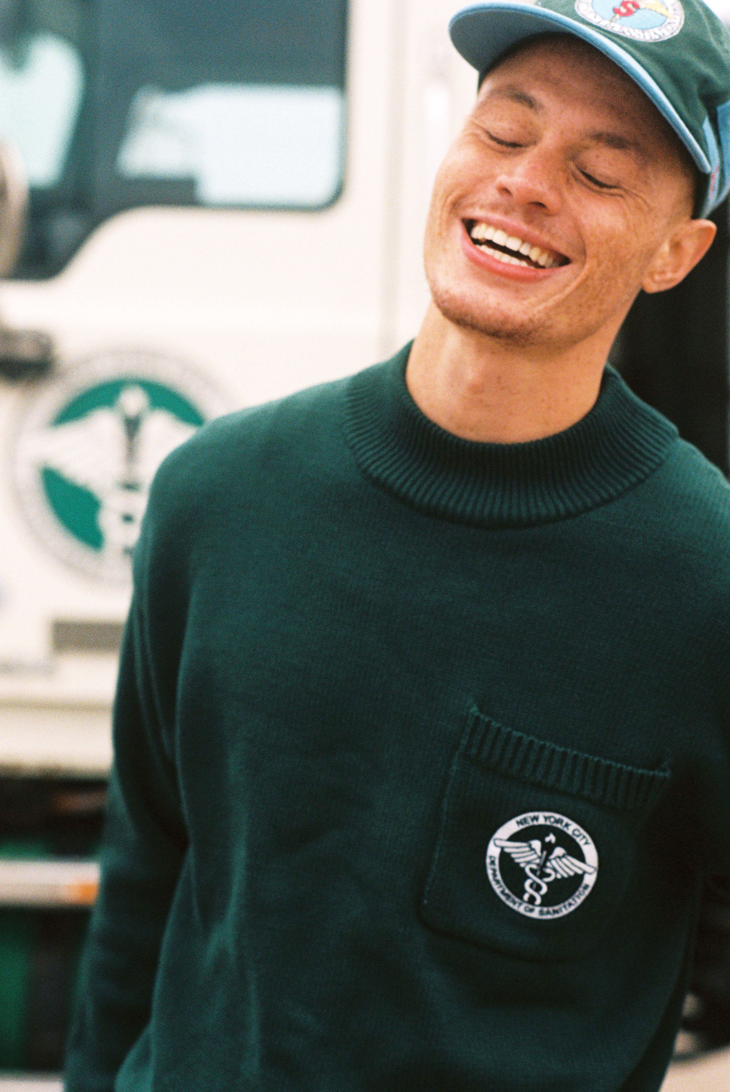 man laughing